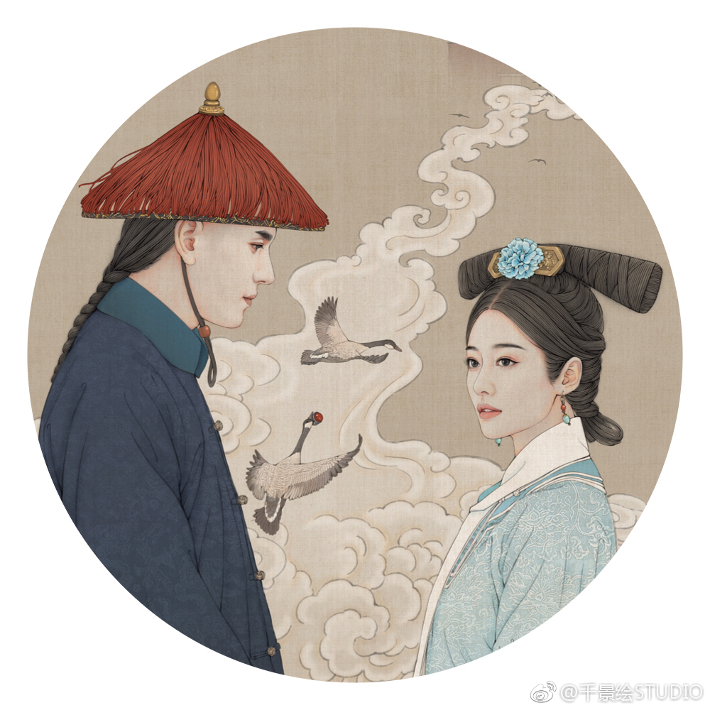 手绘古风人物画师:千景绘