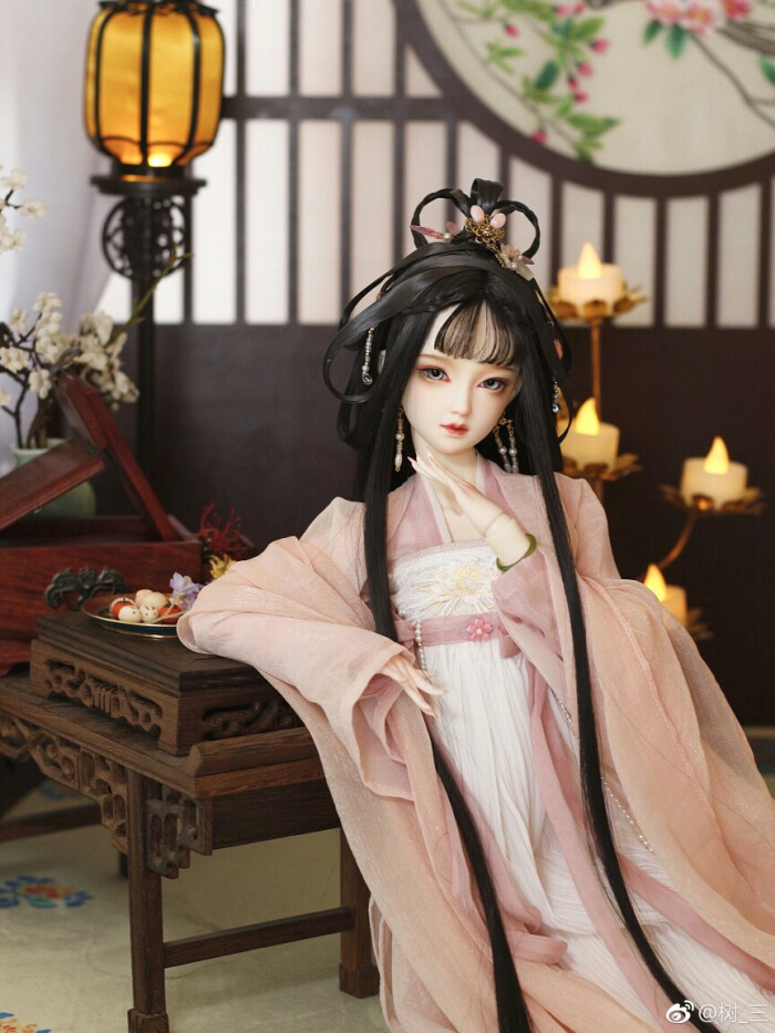 古风美人 sd娃娃 bjd 玩具 人偶 壁纸 萌物