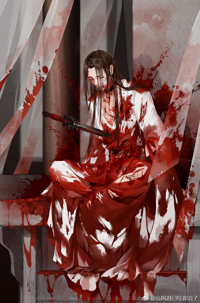 「古风美男」画师: 台风君已经弃治了