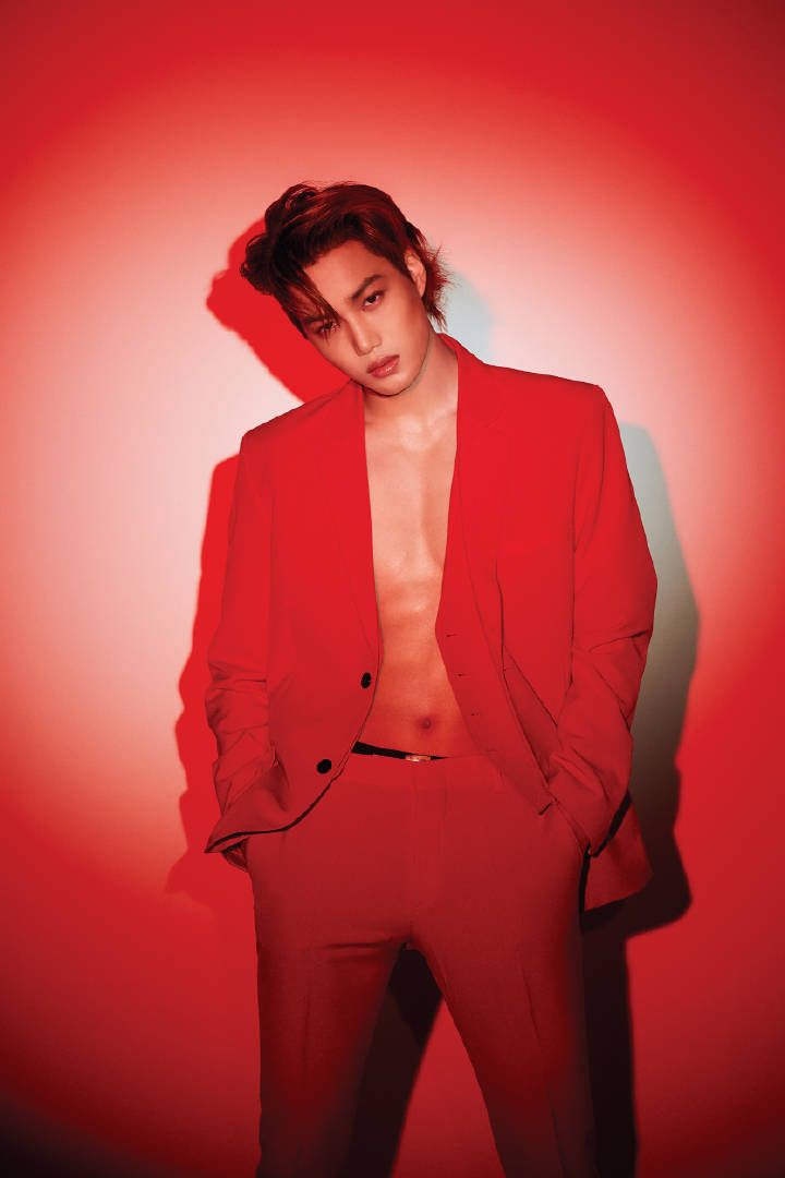 exo《love shot》专辑预告 kai