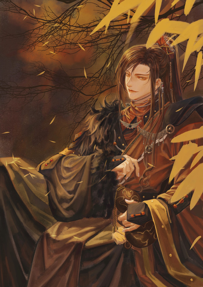 金光布袋戏# 风逍遥 绘师:renga