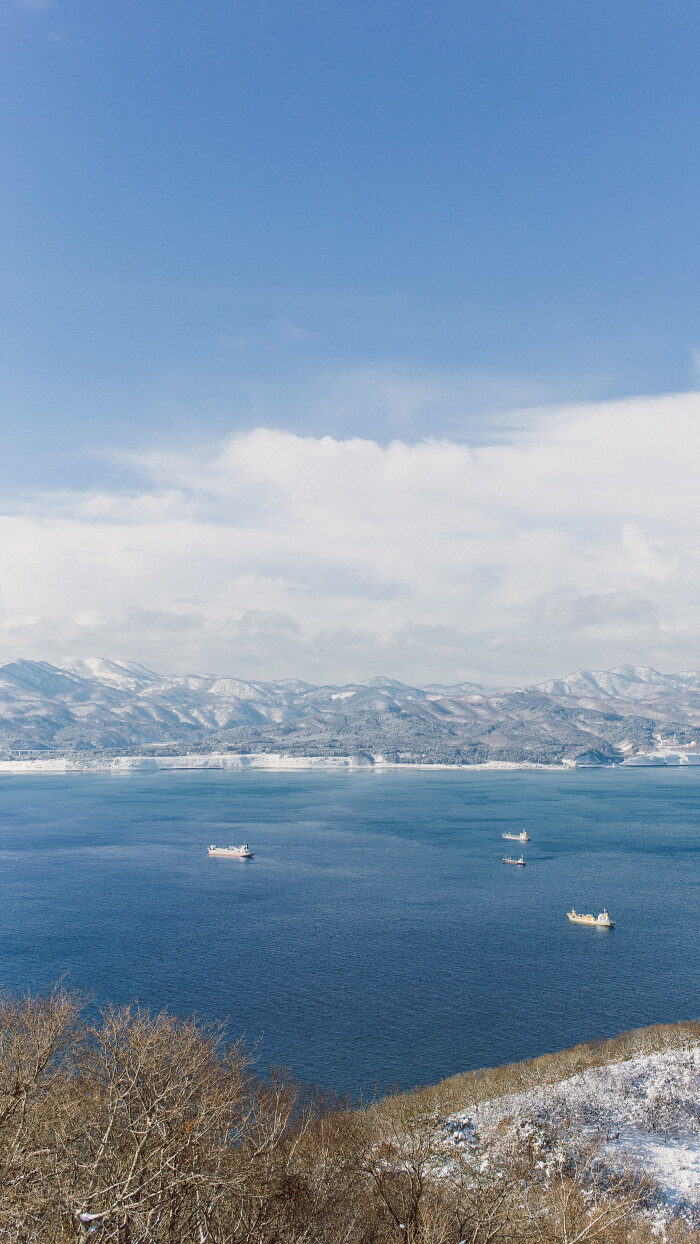 北海道纯风景手机壁纸.