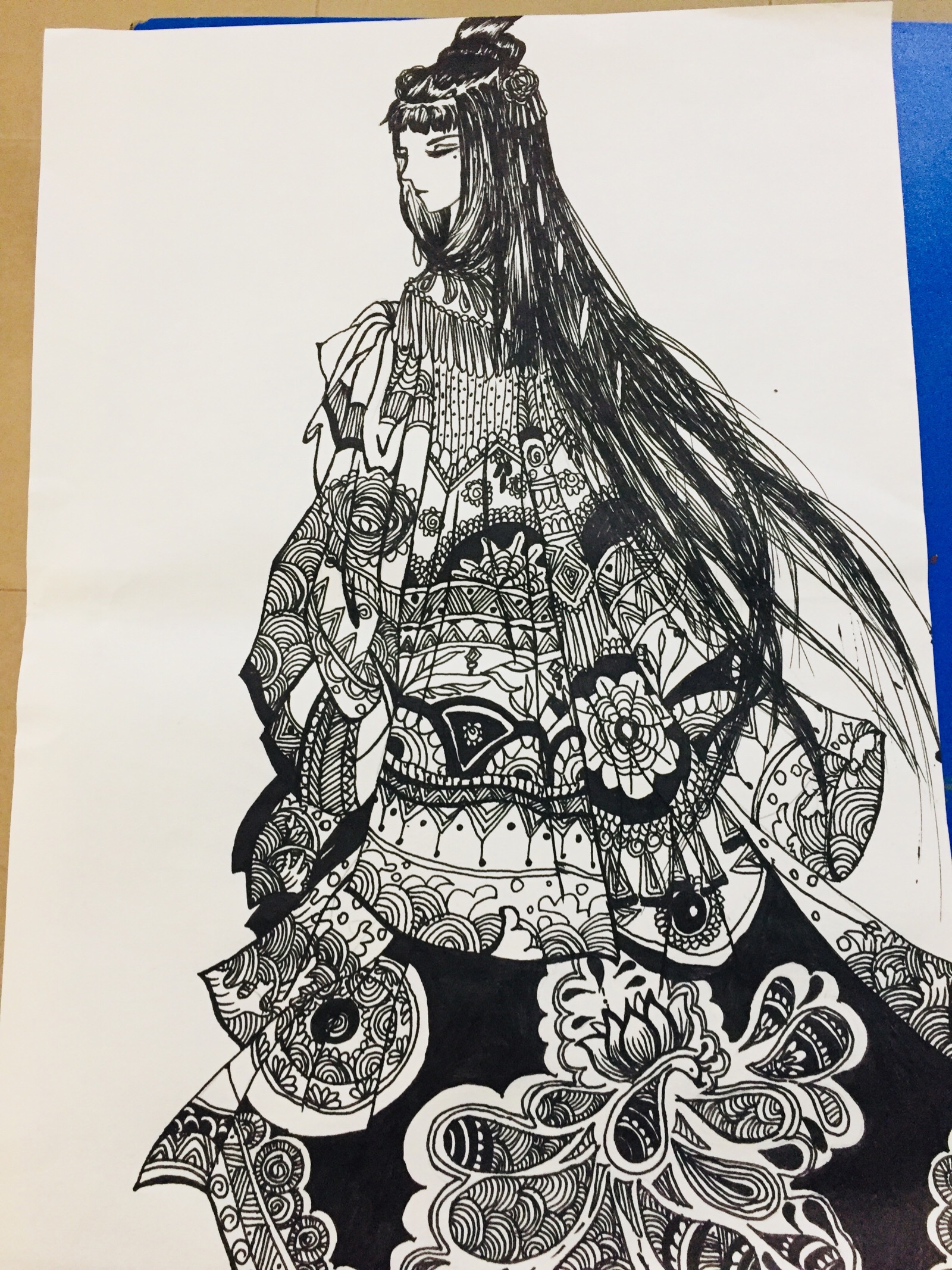 线描画 