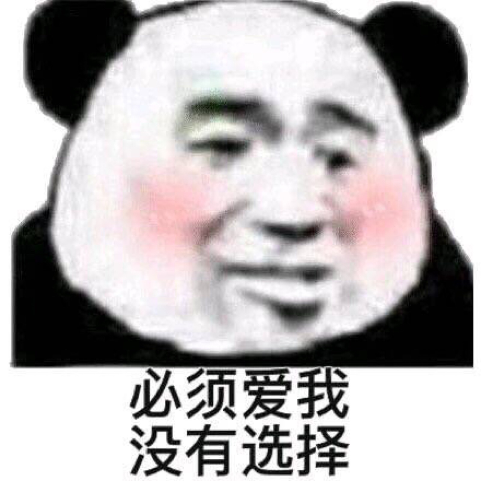 沙雕表情包or熊猫头