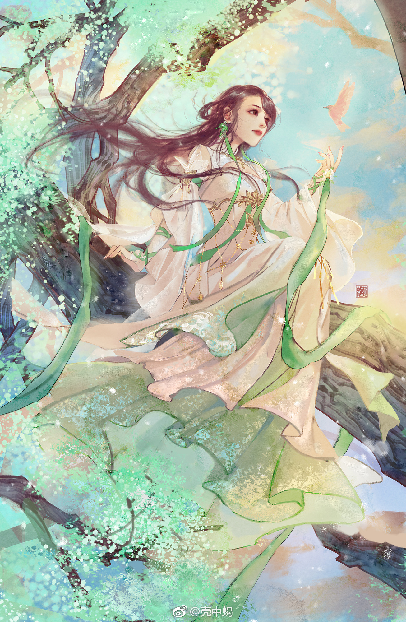 「古风美人」画师: 壳中蝎