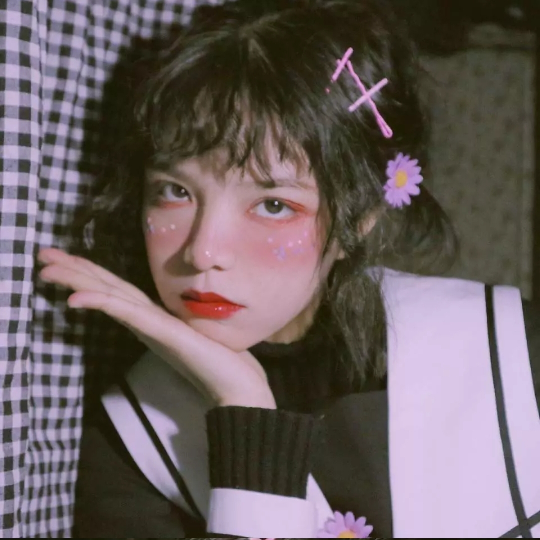 头像 女头 可爱 闺蜜快手原图: 打怪少女