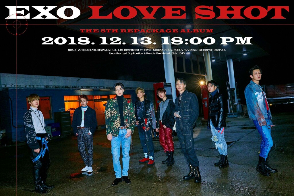 exo正规五辑后续专辑《loveshot》预告