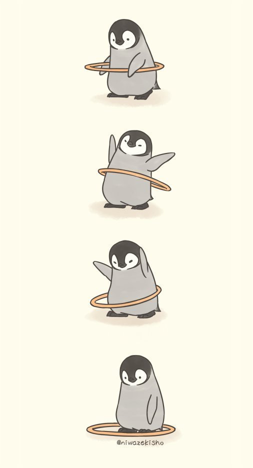 画师「しば」绘制的小企鹅漫画,满满的治愈感twitter:niwazekisho