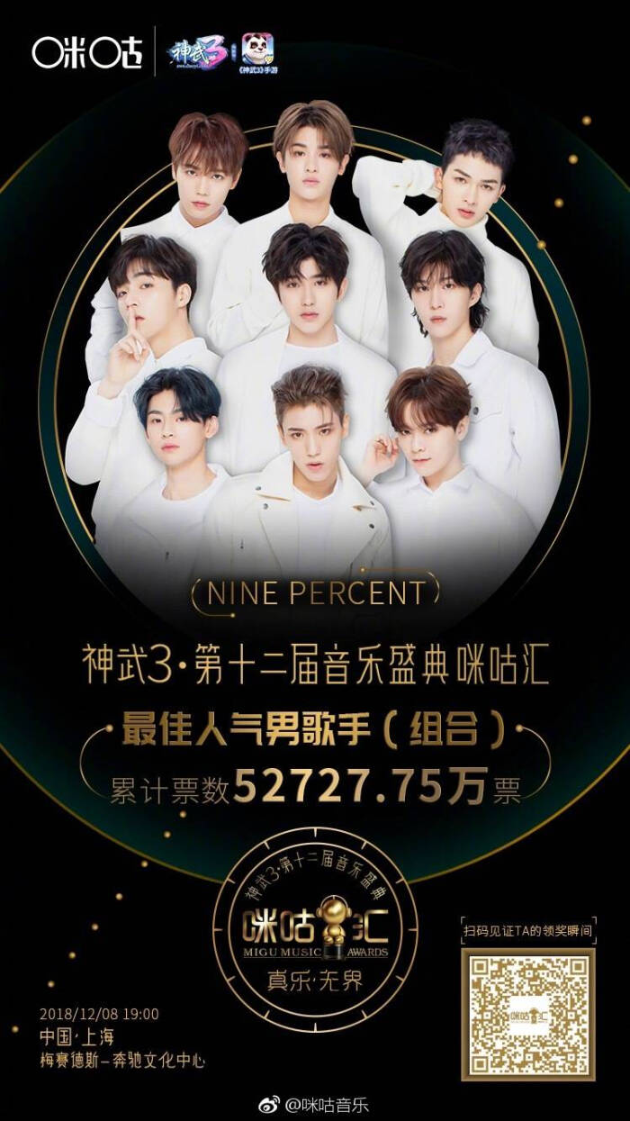 nine percent