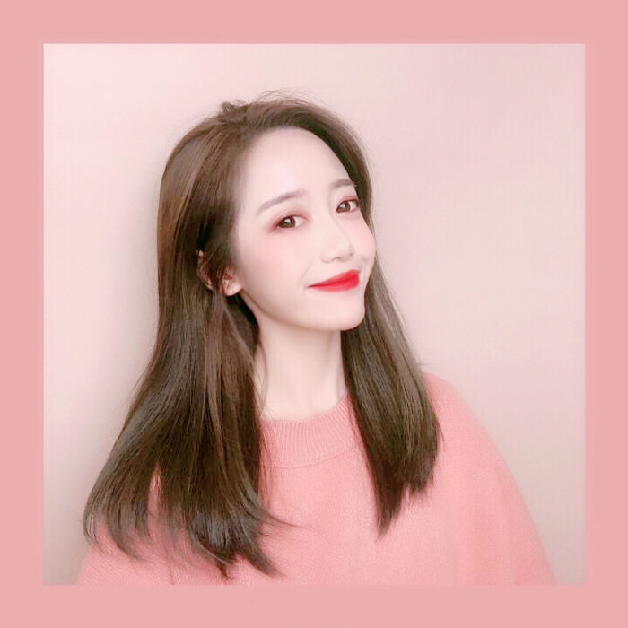 洝大人 女头白边自制头像温柔 甜美 少女
