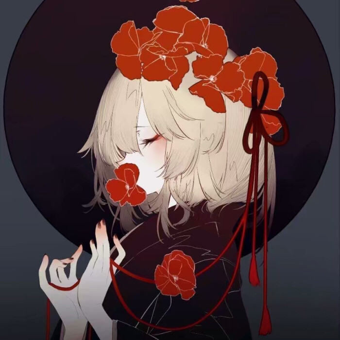 动漫头像黑白腹黑