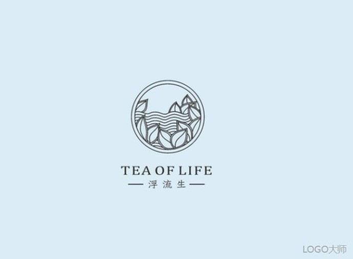 一组品牌茶叶logo设计欣赏
