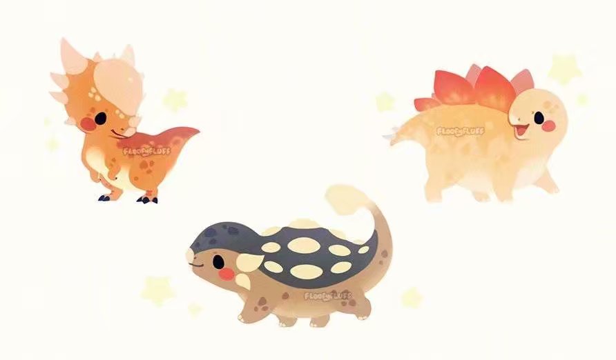 瑞典画师可爱霸王龙