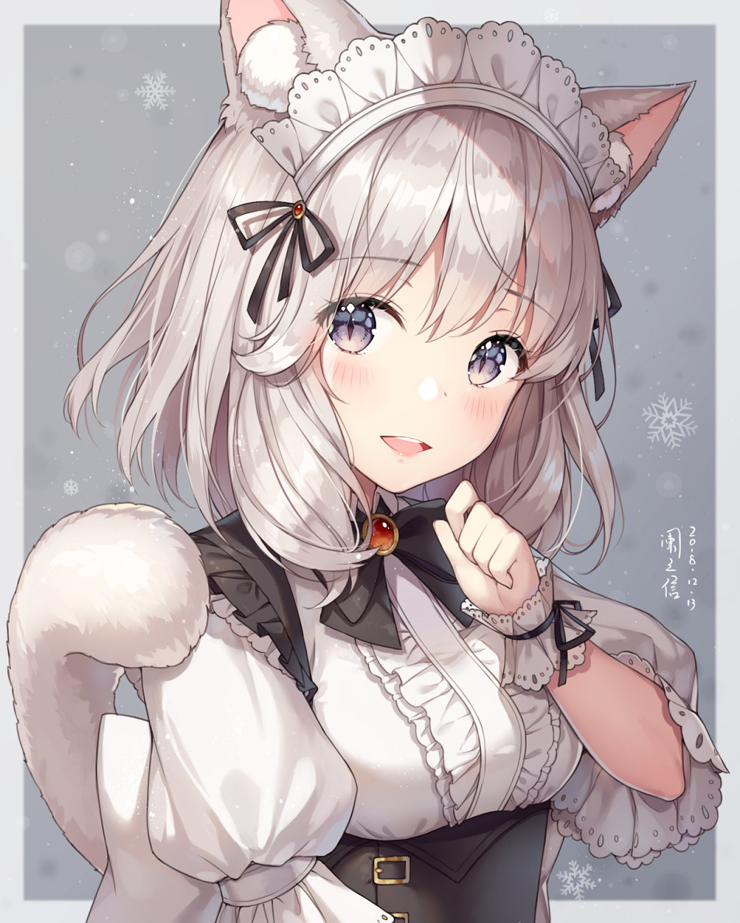 丨虎斑收录丨二次元 兽耳 萌娘 手绘 美 动漫 意境 插画 头像 壁纸