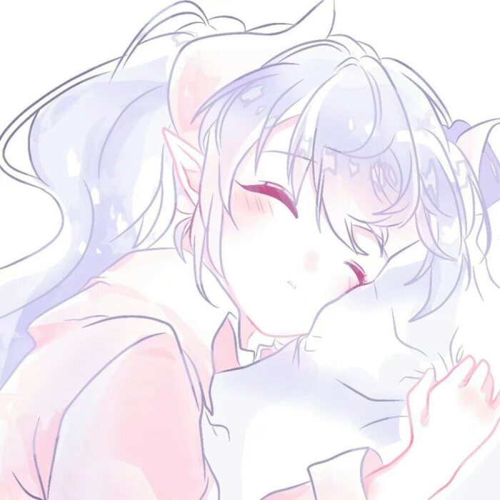 二次元插画 萝莉 头像女 软妹 萌系