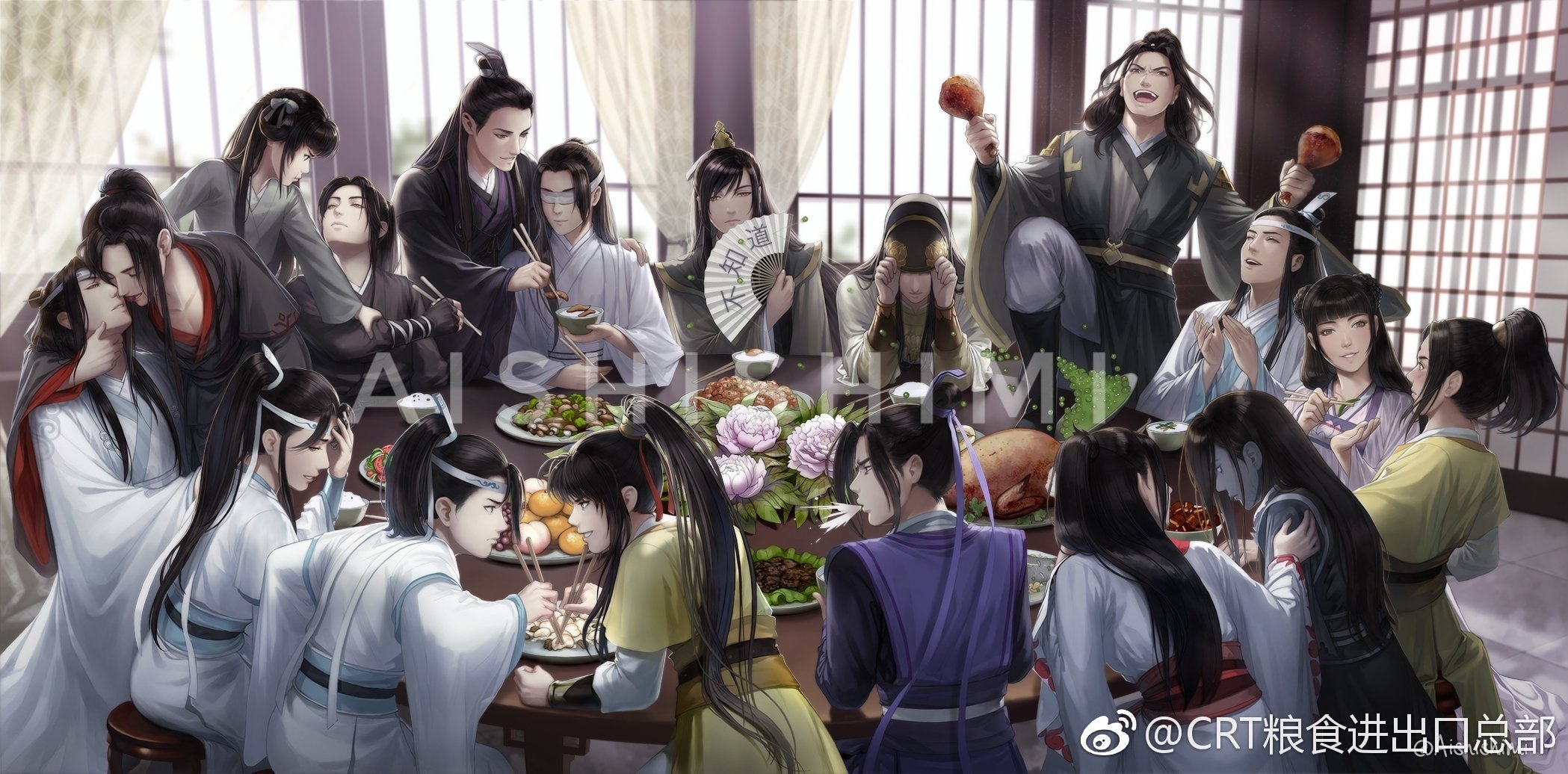 沈清秋洛冰河,魏无羡,蓝忘机,花城谢怜