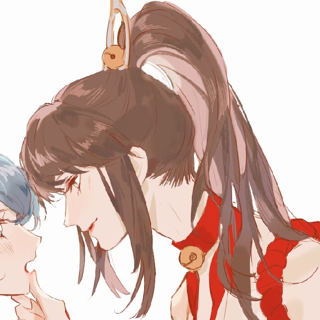 古风闺蜜情侣百合少女心头像