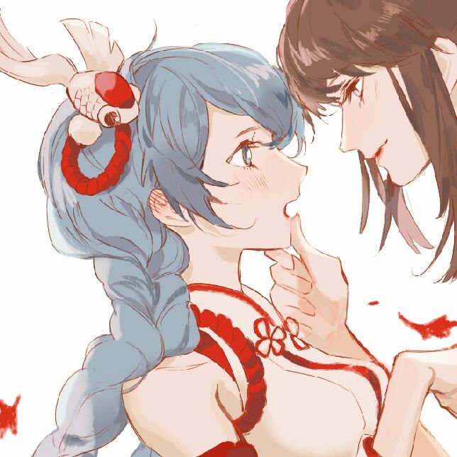 古风闺蜜情侣百合少女心头像