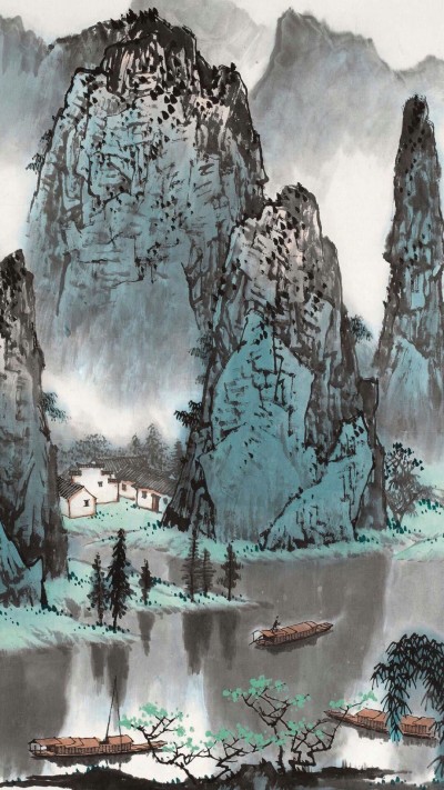 杨弘岳先生的山水画是中国人情思中的沉淀.
