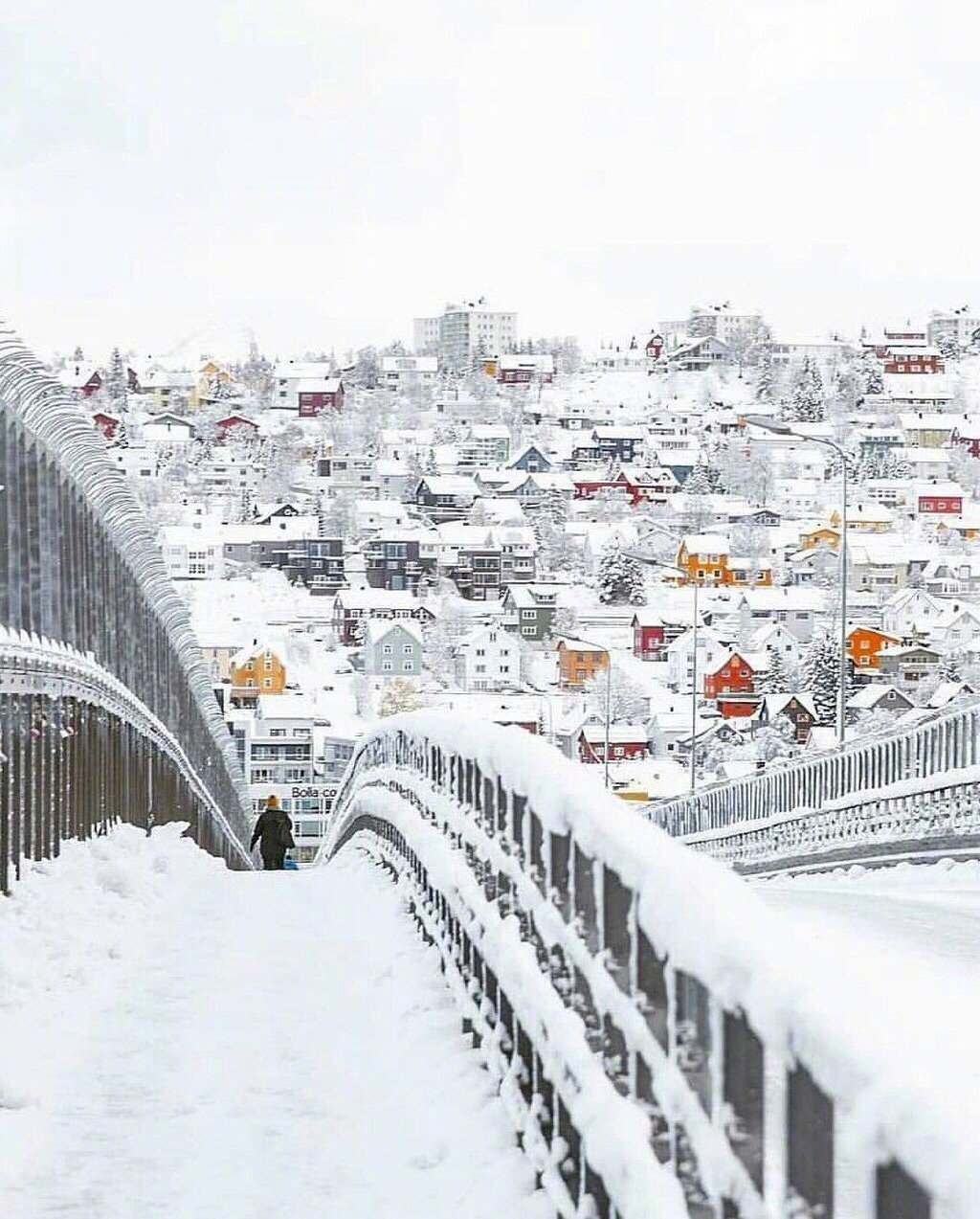挪威雪景#不止旅行##v影响力峰会