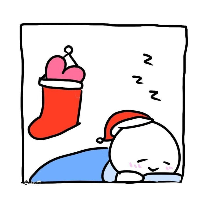 圣诞快乐圣诞节小人情侣头像