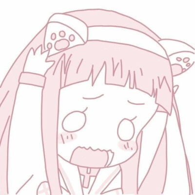 简笔画可爱女生头像