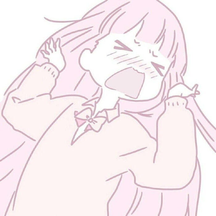 简笔画可爱女生头像