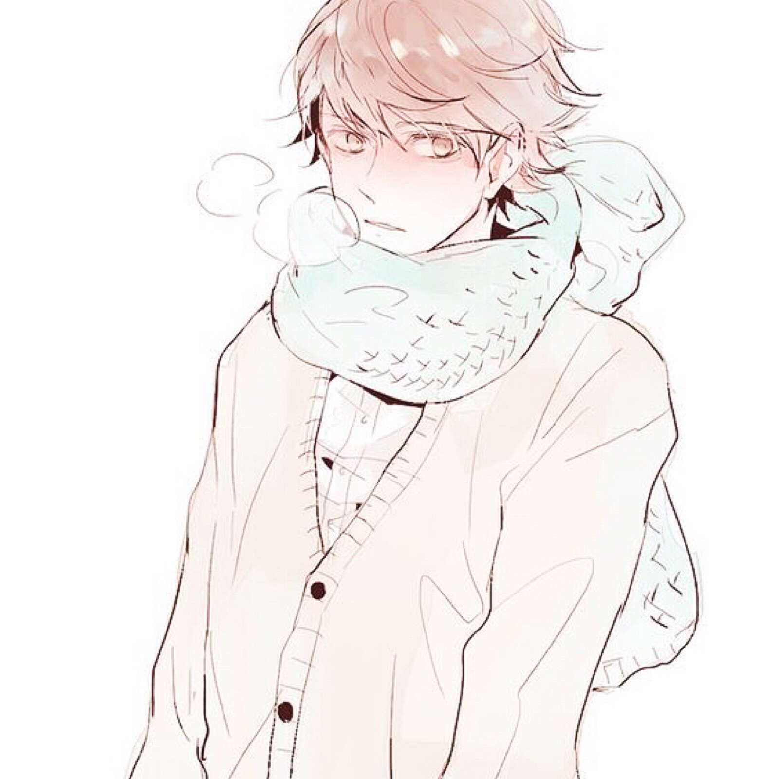 手绘 漫头 男头