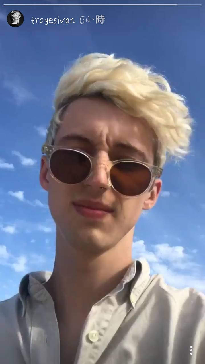 戳爷troye sivan 特洛耶希文 近期 自截 ins