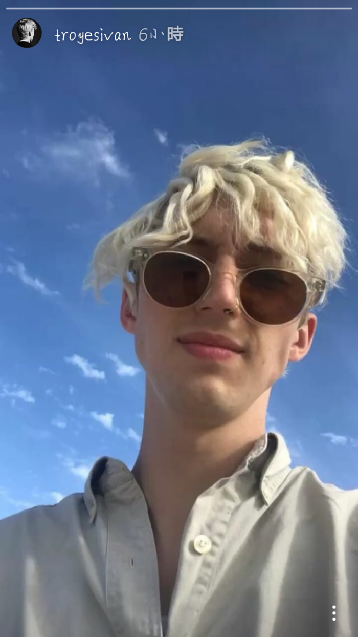 戳爷troye sivan 特洛耶希文 近期 自截 ins