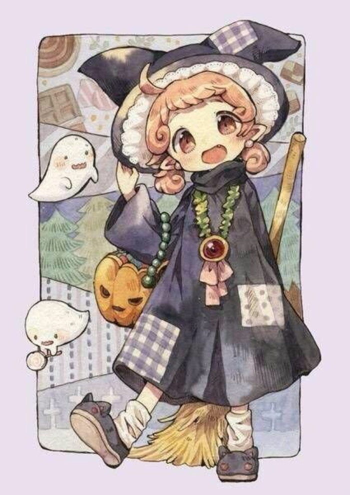 日本插画师 もかろーる 一组萌萌的小萝莉插画作品