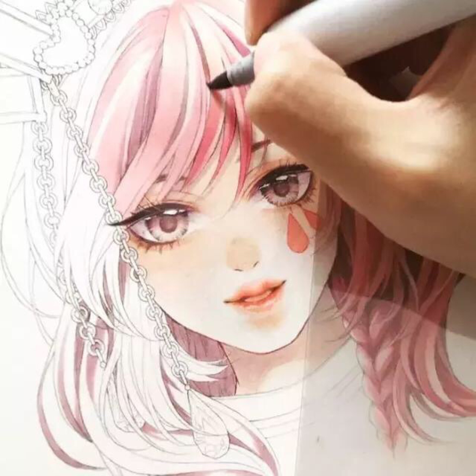 好看的马克笔画来自可爱的网友minmonsta-堆糖,美好