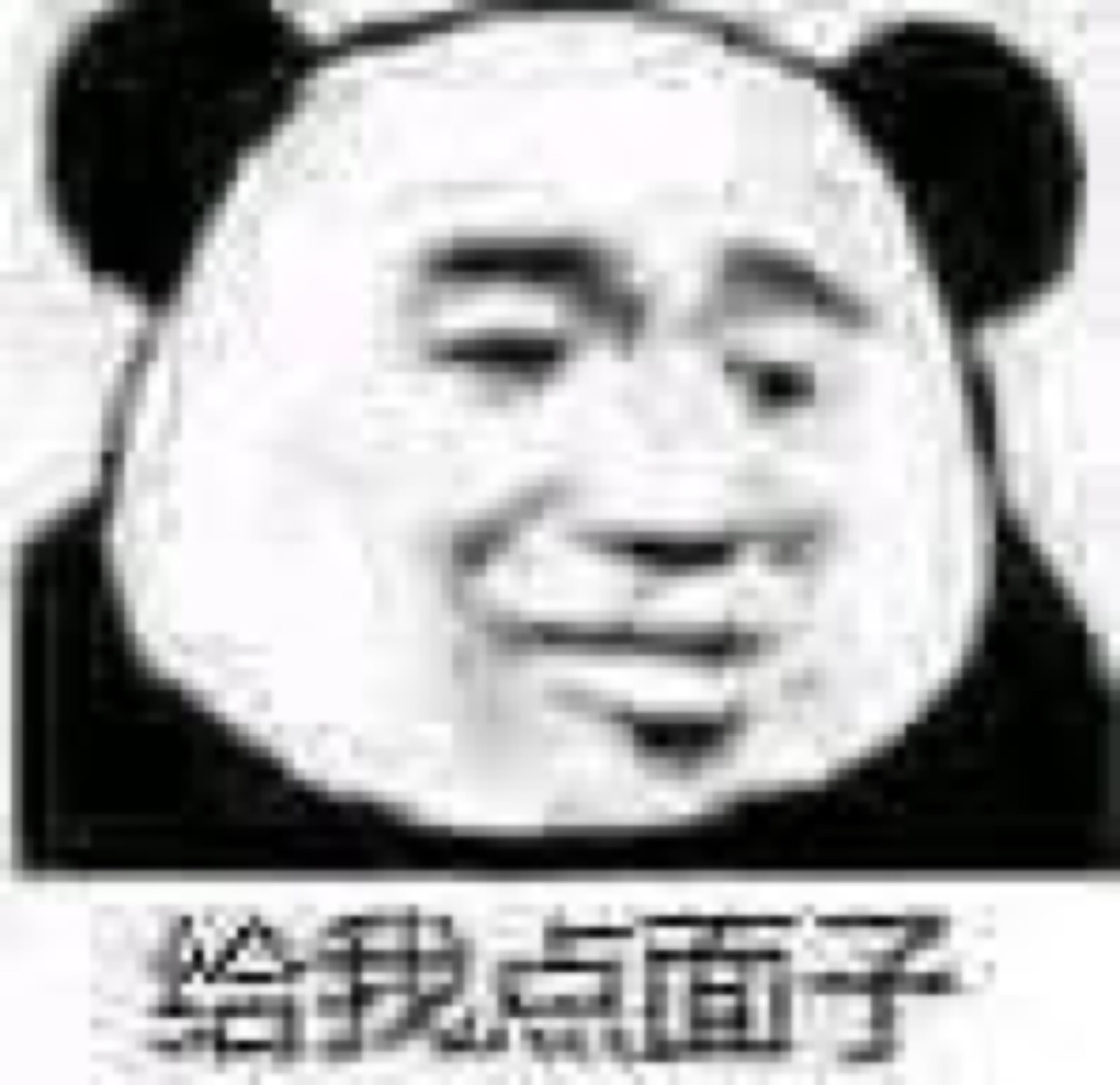 表情包 这只臭熊猫