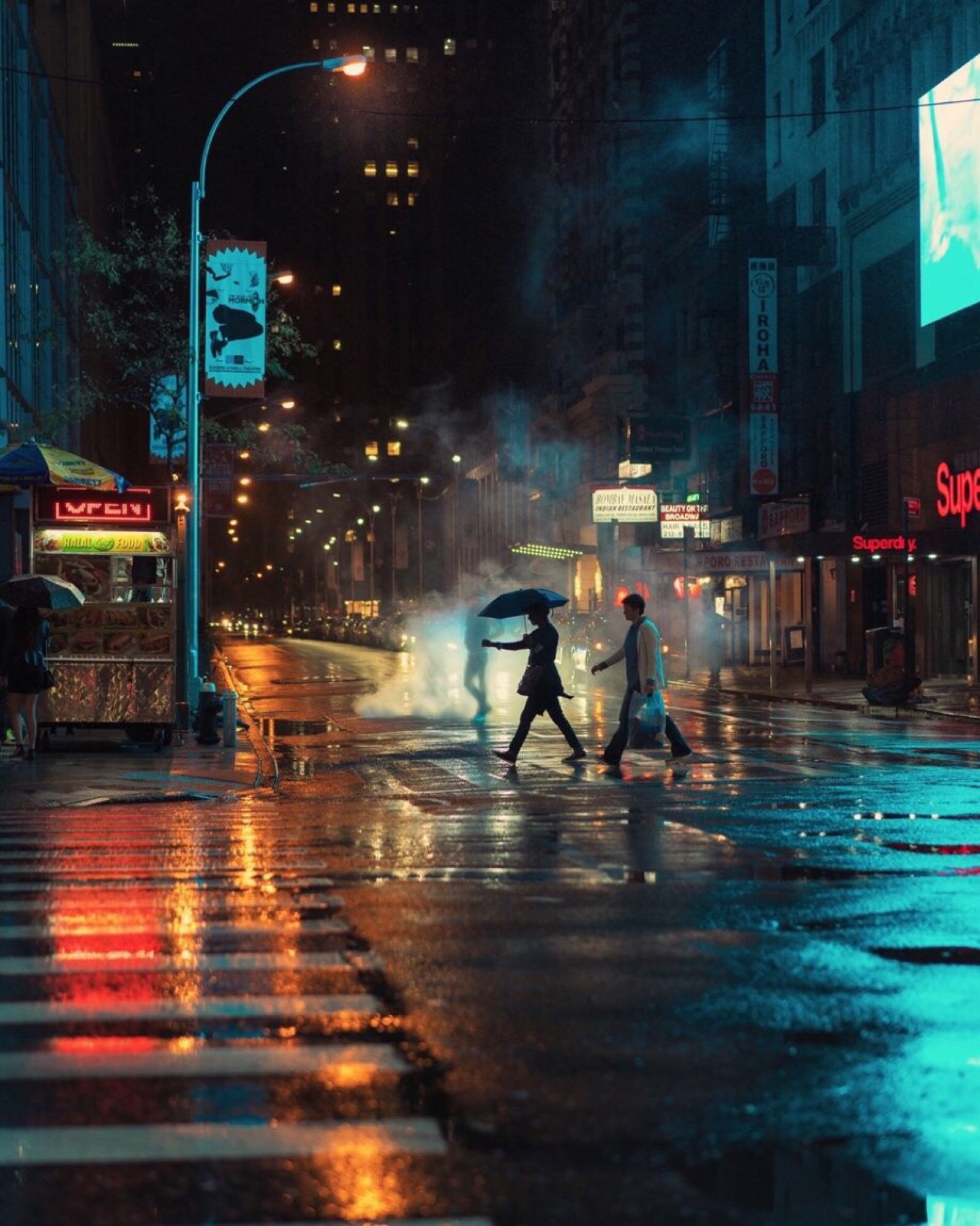 电影画面般光线和色彩的街头摄影作品,eric van nynatten生活在纽约
