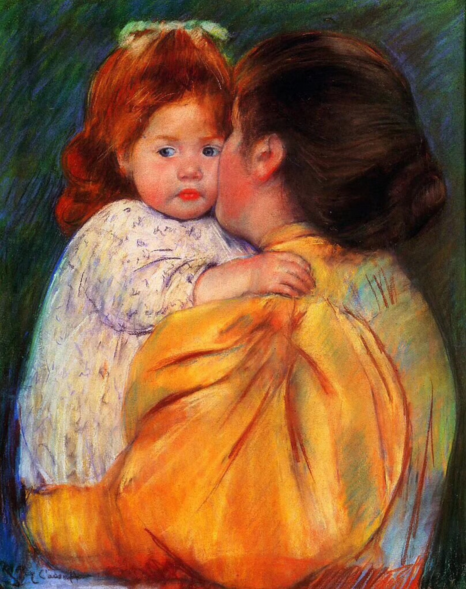 在印象派著名艺术家中,玛丽·卡萨特是为数不多的一位女性,她刻画母子