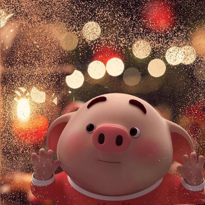 2019 猪年大吉猪猪头像壁纸