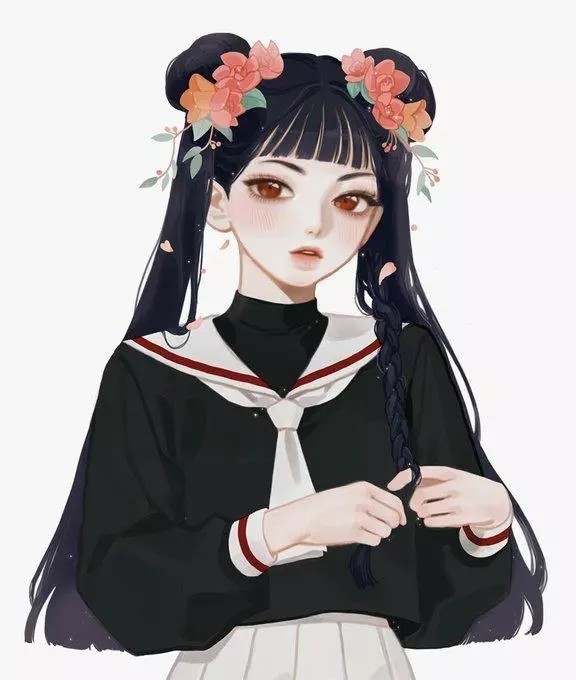 韩国插画师bmtwi,日本插画师ookmboo 唯美 暗黑 精致细腻韩国插画师twi:eriol_s2