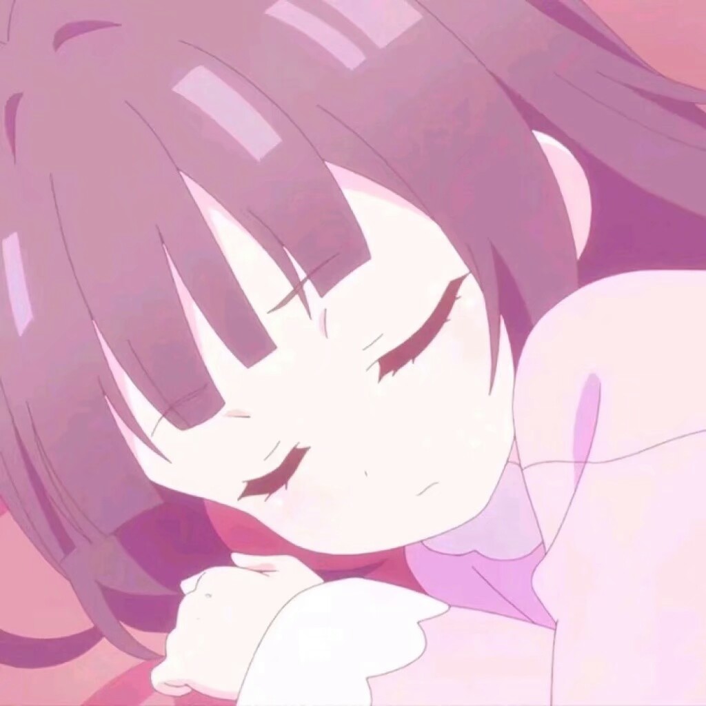 少女心可爱女头动漫粉色
