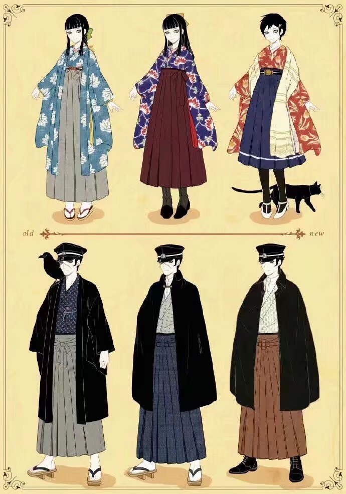 日本大正时期服饰教程