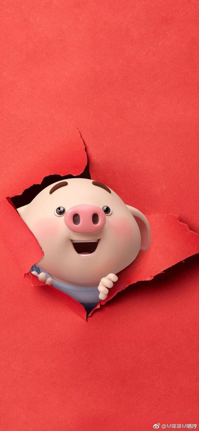 可爱的猪猪壁纸