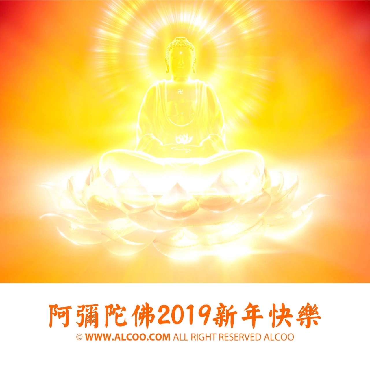 南无阿弥陀佛!2019 新年快乐