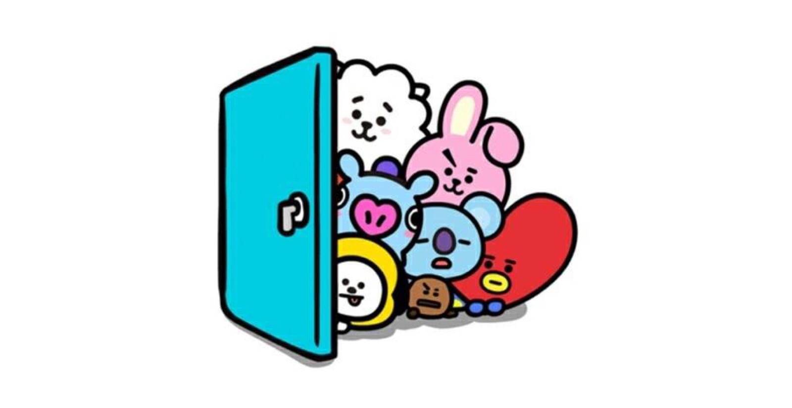 防弹手绘,漫画,q版,bt21