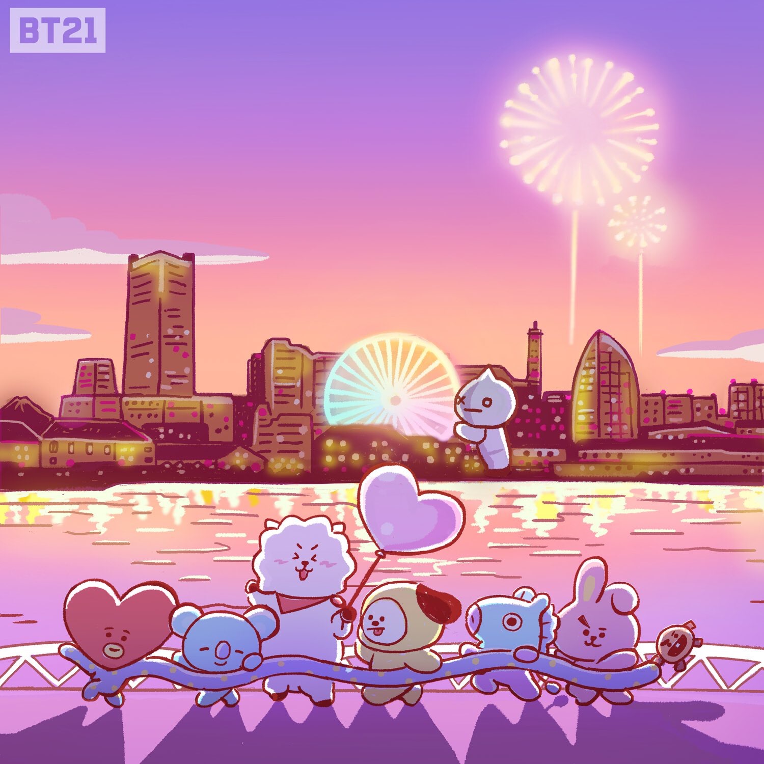 防弹手绘,漫画,q版,bt21