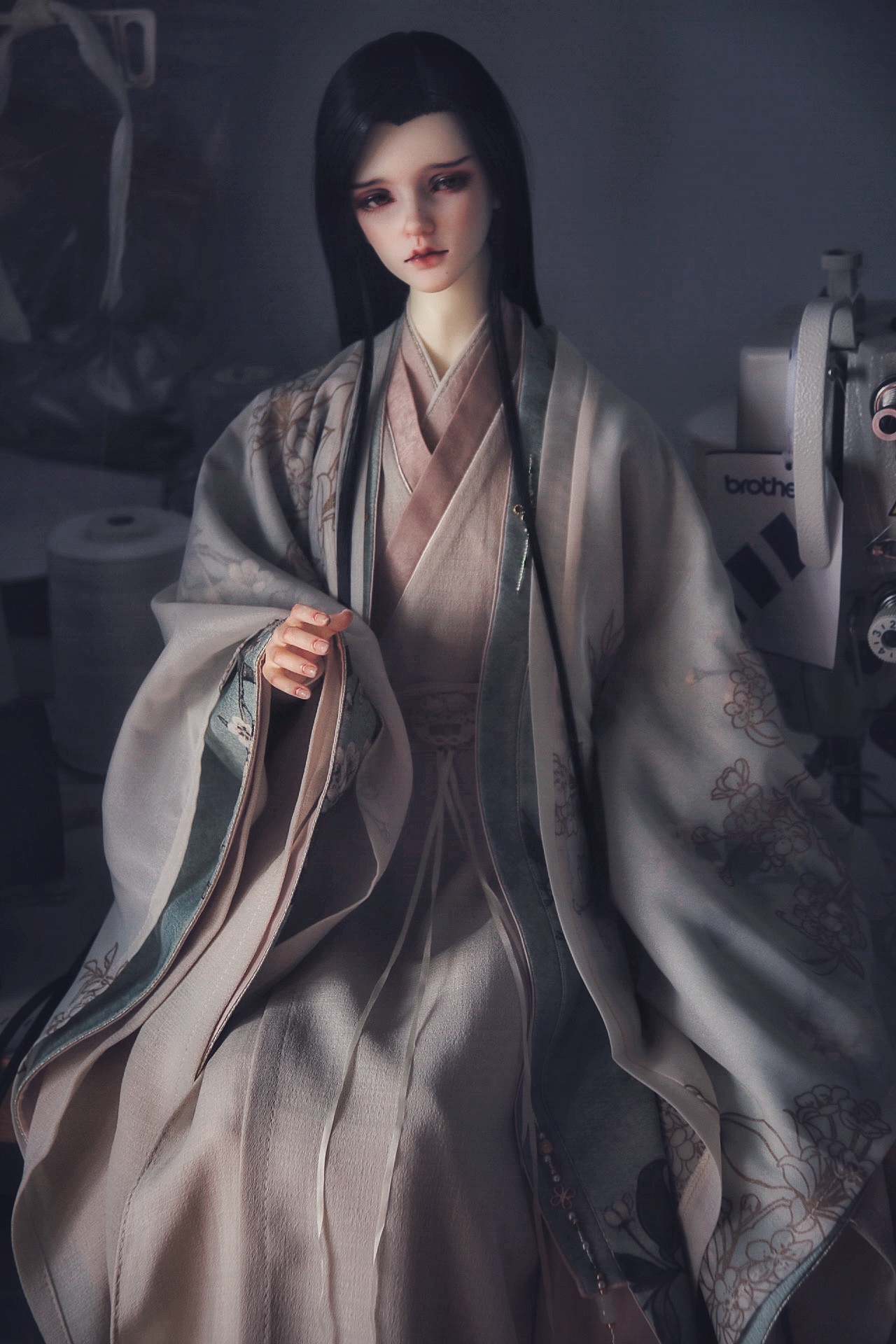 古风美男 sd娃娃 bjd 玩具 人偶 壁纸 萌物