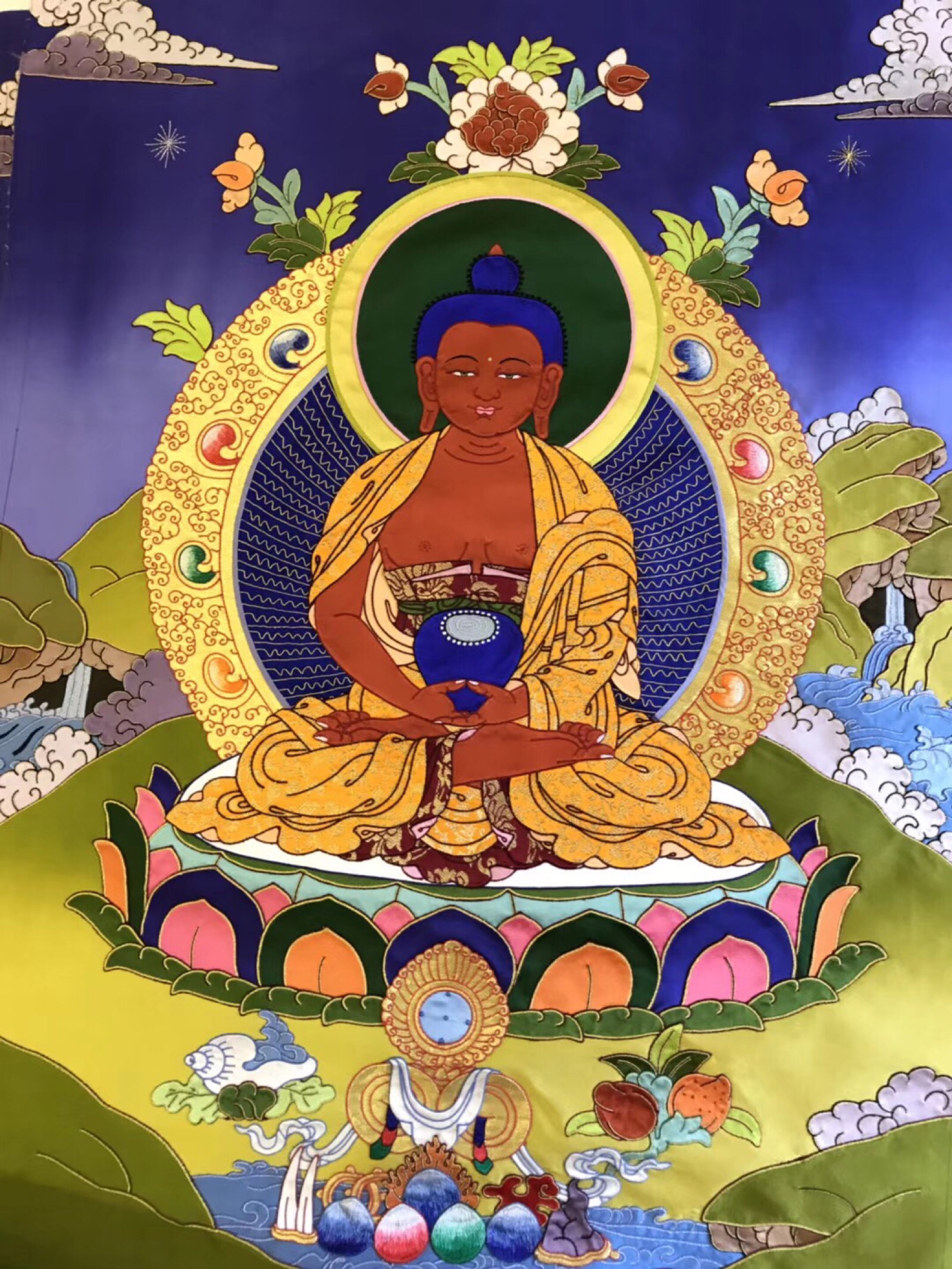 【阿弥陀佛】保佑家宅安康,父母亲人,存善心结善果,事业健康家庭比较