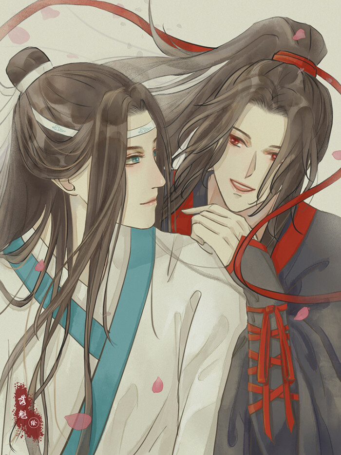 画师id -落魁- 魏无羡魏婴蓝忘机蓝湛含光君