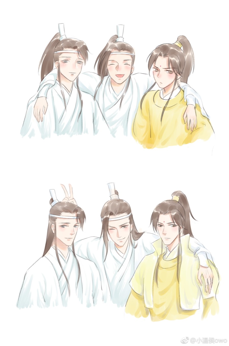 画师id 小温侯owo