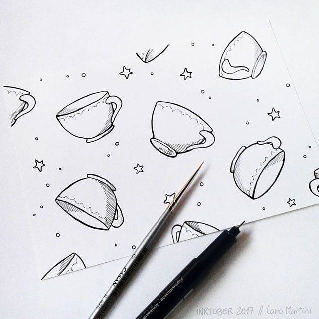 简单的黑白简笔画 ins:mywhisperedcolors