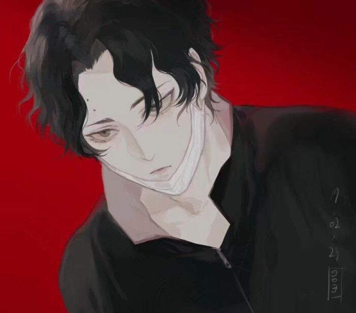 漫画 帅气 高清 模糊 男生 男头 酷 拽 画…-堆糖