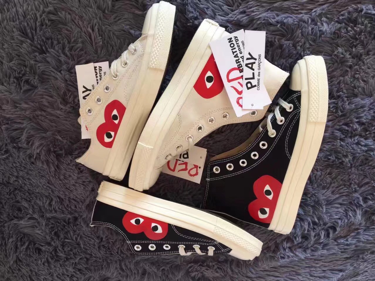 cdg play x converse 1970s